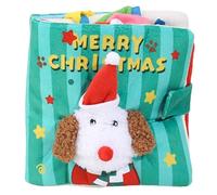 DAGLLGEW Jouet à Cache-Cache pour Chien - Style Livre de Noël Amusant - Tapis à renifler interactif Qui couine pour Alimentation Lente - Tapis renifler pour Chiens