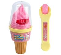 DAGLLGEW Jouet à Pudding avec cuillère, Simulation Amusante de crème glacée, poupée de bébé, Nourriture en Plastique sûr, Jeu Simulation, Nourriture pour Jeu rôle poupée, Panier Pâques, remplisseu