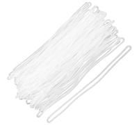 DAGLLGEW Lot de 100 Sangles de Bagage en PVC, Anti-Perte et antivol, Transparentes et Portables, pour valises, Accessoires Voyage