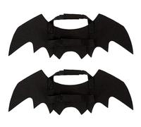 DAGLLGEW Lot de 2 Ailes de Chauve-Souris réglables en Feutre pour Chat, Accessoires déguisement d'halloween pour Petit Chien