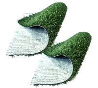 DAGLLGEW Lot de 2 Coussinets d'herbe pour Chiens 45, 7 x 58, 4 cm, Respirants, sans Perte, déodorant, lavables, Tapis de Dressage pour Chien avec Drainage, Tapis Pipi pour Chiens