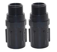 DAGLLGEW Lot de 2 régulateurs de Pression d'irrigation Goutte à Goutte en Plastique, 3/4 Pouce, 25 psi, pour Accessoires Jardin