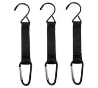 DAGLLGEW Lot de 3 Crochets de clôture 19, 6 cm pour Sac Baseball, pour Bouteille d'eau, Sac à Dos, équipement Sport Plein air, Mousqueton, Crochet pour à Dos, Clip pour Bouteille d'eau pour