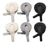 DAGLLGEW Lot de 6 cordons de rechange pour sweat à capuche, 14 cm long, avec extrémité cordon en alliage pour veste, bas jogging, sweat-shirt