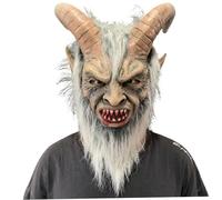 DAGLLGEW Masque d'Halloween en latex pour adultes, accessoire de déguisement, idéal pour Halloween, mascarade, cosplay, déguisement d