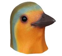 DAGLLGEW Masque d'oiseau drôle réaliste en Latex texturé Costume d'oiseau Robin avec Masque 'Halloween pour Les Yeux étincelants pour Enfants et Adultes Latex réaliste