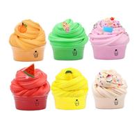 DAGLLGEW Pâte à Souple, 6 pièces, colorée, Extensible, Non Collante, séchage à l'air Libre, Jouet sensoriel Anti-Stress pour Enfants.