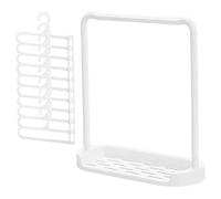 DAGLLGEW Placard de poupée en Plastique, Meubles de Maison poupée, Comprend Un Porte-vêtements et 10 Mini cintres, Rangement des vêtements pour Organiser et Exposer