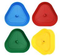 DAGLLGEW Porte-Cartes pour Enfants, 4 pièces, Porte-Cartes de Jeu en Plastique Mains Libres, Outil de soulagement la Douleur au Poignet pour Les fêtes Poker et Les Jeux familiaux pour Enfants