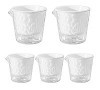 DAGLLGEW Pot à arrosage Automatique, 5 pièces, Double Couche, avec Pot intérieur Amovible pour Fleurs, Plantes d'intérieur, Plantes Grasses, Violettes africaines et Cactus, 4, 9 x 4, 3 Pouces