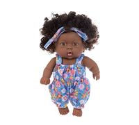 DAGLLGEW Poupées Noires de 7, 87 Pouces, poupée Afro-américaine à articulations Mobiles, réaliste, Noire, pour Enfants, Cadeaux, Festivals, Style 6, poupée Noire Afro-américaine, Fille