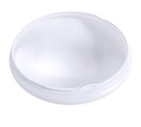 DAGLLGEW Remplacement du globe du ventilateur de plafond, couvercle de lumière ventilateur plafond en acrylique incassable, globes remplacement pour abat-jour blanc à visser globes pour ventilat