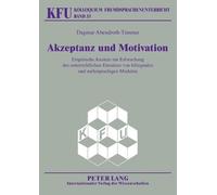 Akzeptanz Und Motivation, KFU Dagmar Abendroth-Timmer (Auteur)