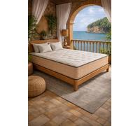 DAGOSTINO HOME BOUTIQUE COLLECTION Matelas MANHATTAN-135x190x25cm: 2,5 cm. a Memoire de Forme + 2,5 cm. Látex, Viscographène