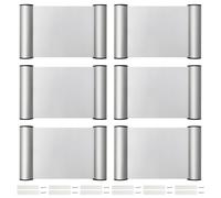 Dagran 6Pcs A6 Plaque de Porte Signalisation Info Sign Bureau Panneau Porte