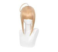 Dagua Perruque Cosplay Anime，Fate Grand Order Altria Pendragon Perruque，Blonde Perruque，avec Filet de Cheveux Gratuit，pour Fête Carnaval Halloween Perruques(Size:Style 2)