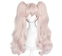 Dagua Perruque Cosplay Anime,Fate Grand Order Tamamo no Mae Perruque,Double Ponytail Pink Perruque,avec Filet de Cheveux Gratuit,pour Fête Carnaval Halloween Perruques(Size:Style 4)