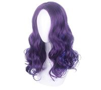 Dagua Perruque Cosplay Anime,Mal Perruque,Purple Mixed Blue Long Perruque,avec Filet de Cheveux Gratuit,pour Fête Carnaval Halloween Perruques