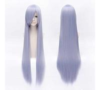 Dagua Perruque Cosplay,Perruque de Cosplay Black Butler Hannah Annafellows,Long Gray Purple Perruque,avec Filet de Cheveux Gratuit,Halloween Costume Cosplay,pour Fête Carnaval Noël
