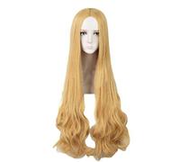 Dagua Perruque Cosplay,Perruque de Cosplay Persona 5 Chihaya Mifune,Long Wavy Blonde Perruque,avec Filet de Cheveux Gratuit,Halloween Costume Cosplay,pour Fête Carnaval Noël