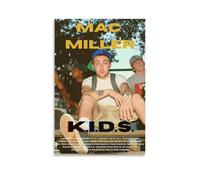 DAGUYS Poster de l'album Hip Hop Rapper Mac Miller K.I.D.S. - Impression sur toile - Décoration murale - 20 x 30 cm