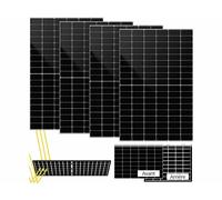 DAH Solar 4 panneaux solaires monocristallins bifaces 425 W