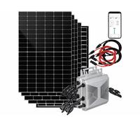 DAH Solar Kit solaire pour injection secteur directe 1,6 kW avec 4 panneaux solaires 425 W