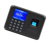 DAHAD Horloge à timbre, chronométrage pour employés | Système de capture du temps avec empreinte digitale et mot de passe, utilisable hors ligne, export USB pour les petites et