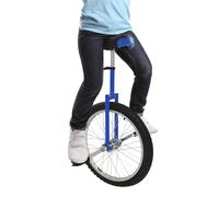 DAHAD Monocycle 45,7 cm - Entraînement d'équilibre unicycle - Hauteur réglable - Avec poignée - Pour débutants et professionnels, hommes et femmes