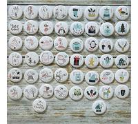 DAHI Digital Calendar DIY Pins 1 à 25 pour les sacs en toile de jute et les calendriers de Noël DIY.