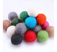 DAHI Lot de 20 boules de feutre multicolores de 30 mm pour bricolage, loisirs créatifs, loisirs créatifs