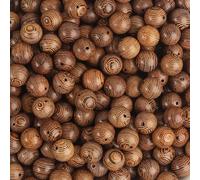 Dahi - Lot de 300 perles en bois - 10 mm - Pour la fabrication de bijoux DIY (10 mm/300 pièces)