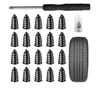 DAHJSD 20PCS Kit Réparation Pneus pour Ducati Superbike 848 2008-2012, Meches Pneu Voiture, Tire Plug Kit, Kit Réparation Pneu Voiture, Moto, Vélo, Camion,B-6.8mm×12.7mm