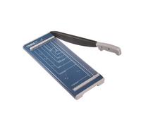 Dahle Cisaille 502 – DIN A4 320 mm, 8 feuilles, lame plate, pression manuelle – Bleu