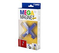 Dahle Aimant Cross XL avec 2 Crochets pour Suspendre des Objets Bleu 70 x 70 mm