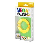 Dahle Aimant Grand Format Circle XL (80 mm, avec Support pour Poser des Objets) Jaune