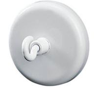 DAHLE aimants abvec crochet, rond, (diamètre)47 x (H)7mm blanc, capacité de suspension: 15000kg/15 k G
