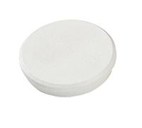 Dahle bürotechnik ø 32 mm blanc magnétique dahle 01.95432, hauteur: 7 mm