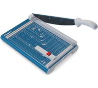 Dahle Cisaille 533 (Capacité de Coupe jusqu'à 15 Feuilles, DIN A4, 340mm de Coupe, Lame Plate, Pression Manuelle) Bleu