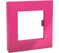 Dahle MEGA Magnet SQUARE XL rose, 75 x 75 mm avec support photo