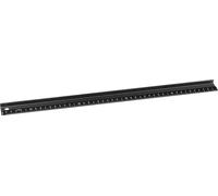 Dahle règle à découper 45 cm noir coupe-lubrification antidérapant règle à découper (76-10684-15835)