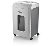 Dahle ShredMATIC 150 Destructeur automatique (150 feuilles, fonctionnement sans huile, anti-bourrage, coupe croisée, pour la maison et au bureau) Blanc/Gris