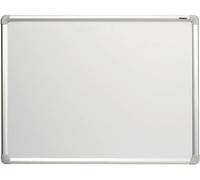Dahle Tableau blanc Basic Board 96150 (l x H) 600 mm x 450 mm blanc laqué format paysage ou portrait, boîte de rangement fournie