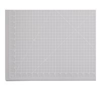 Dahle Vantage 10682 Tapis de découpe auto-cicatrisant, 45,7 x 61 cm, grille de 1,3 cm, 5 couches pour une guérison maximale, parfait pour les travaux manuels et la couture, Transparent