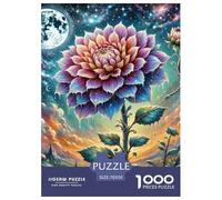 Dahlia 1000 Pièces Flower Puzzles Classique pour Adultes Jeu Éducatif Défi Jouet Puzzle pour Adulte Multi-Colour 70x50cm/1000pcs