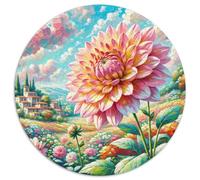 Dahlia, Jeu Circulaire Exigeant De 1000 Pièces avec, Recommandé pour Moments De Silence Et Concentration 1000pcs (67.5x67.5cm)