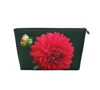 Dahlia Rouge, Trousse de Maquillage Trousse à cosmétiques Trousse de Toilette de Voyage Portable Pochette de Toilette