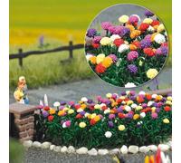 Dahlias - Kit Pour 120 Dahlias De Différentes Couleurs HO/OO Échelle Busch 1219