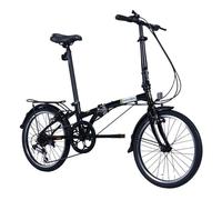 Dahon Dream D6 Vélo Pliant Adulte 20 Pouces , Vélo Pliable 6 Vitesses, Freins V-Brake, Sièges réglables Noir