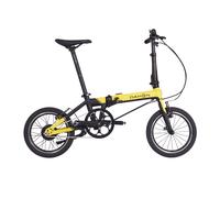 DAHON K-Feather Vélo électrique pliant avec moteur de moyeu arrière et batterie 24 V 5 Ah, pneu 16" x 1,5" - Jaune